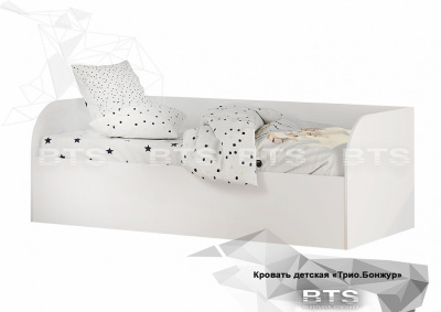 Кровать белая Трио